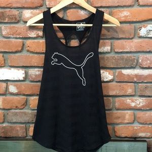 Puma semi sheer tank top